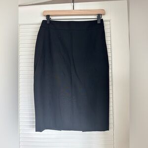 Ann Taylor Black Pencil Skirt Size 2